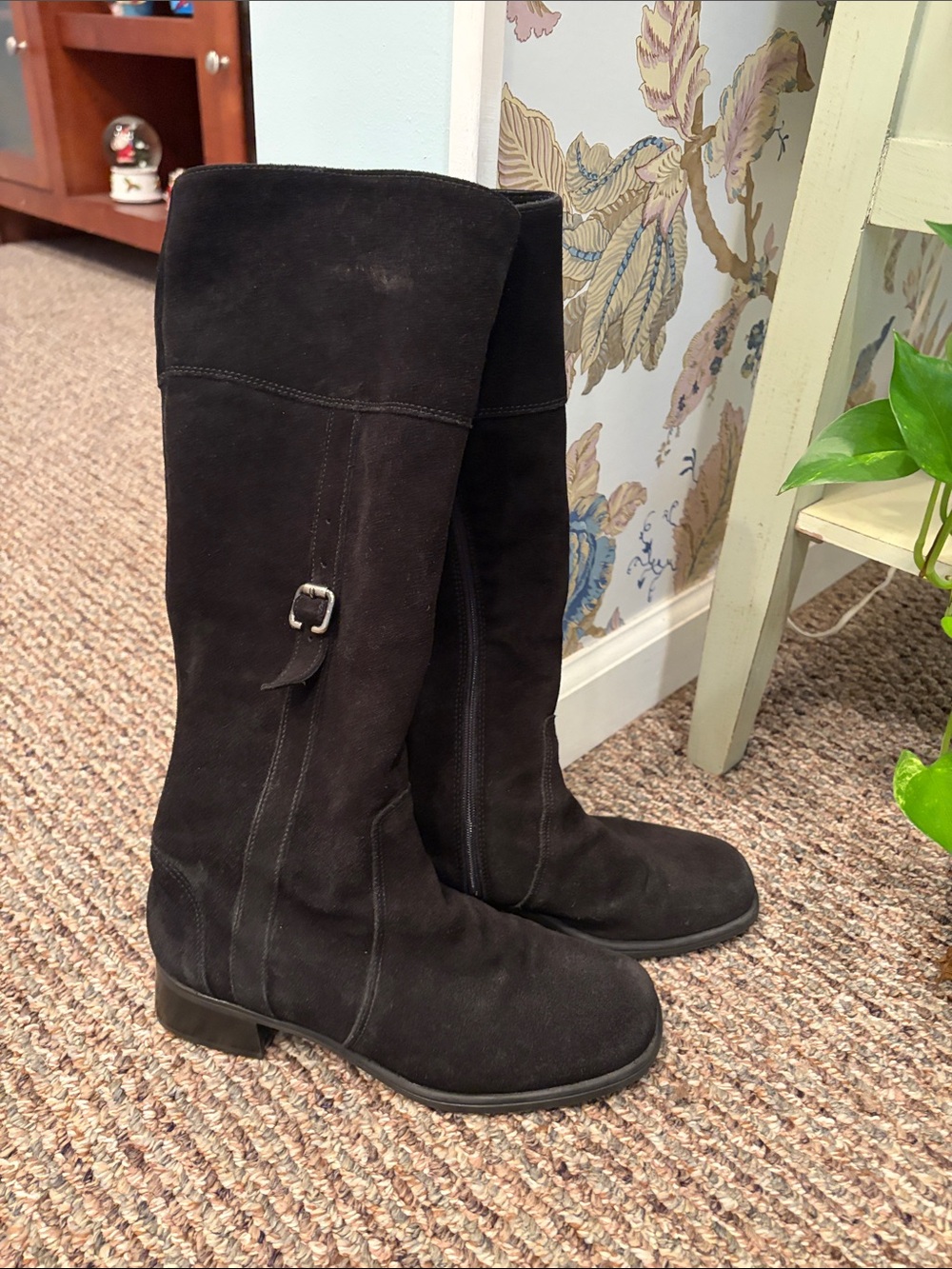 La Canadienne Tall Suede Waterproof Riding Boots